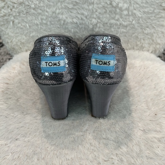 Toms Sequin wedges - Picture 3 of 4